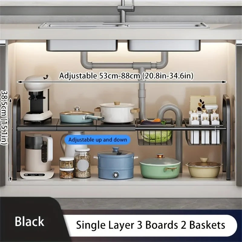Under Sink Expandable Organizer