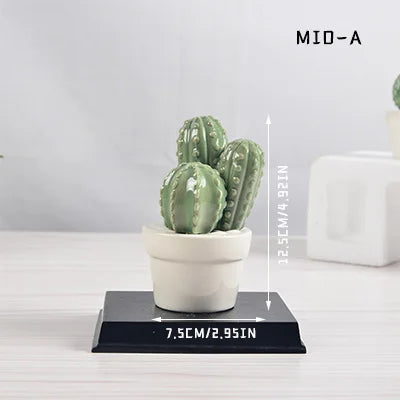 Ceramic Cactus Desk Decoration