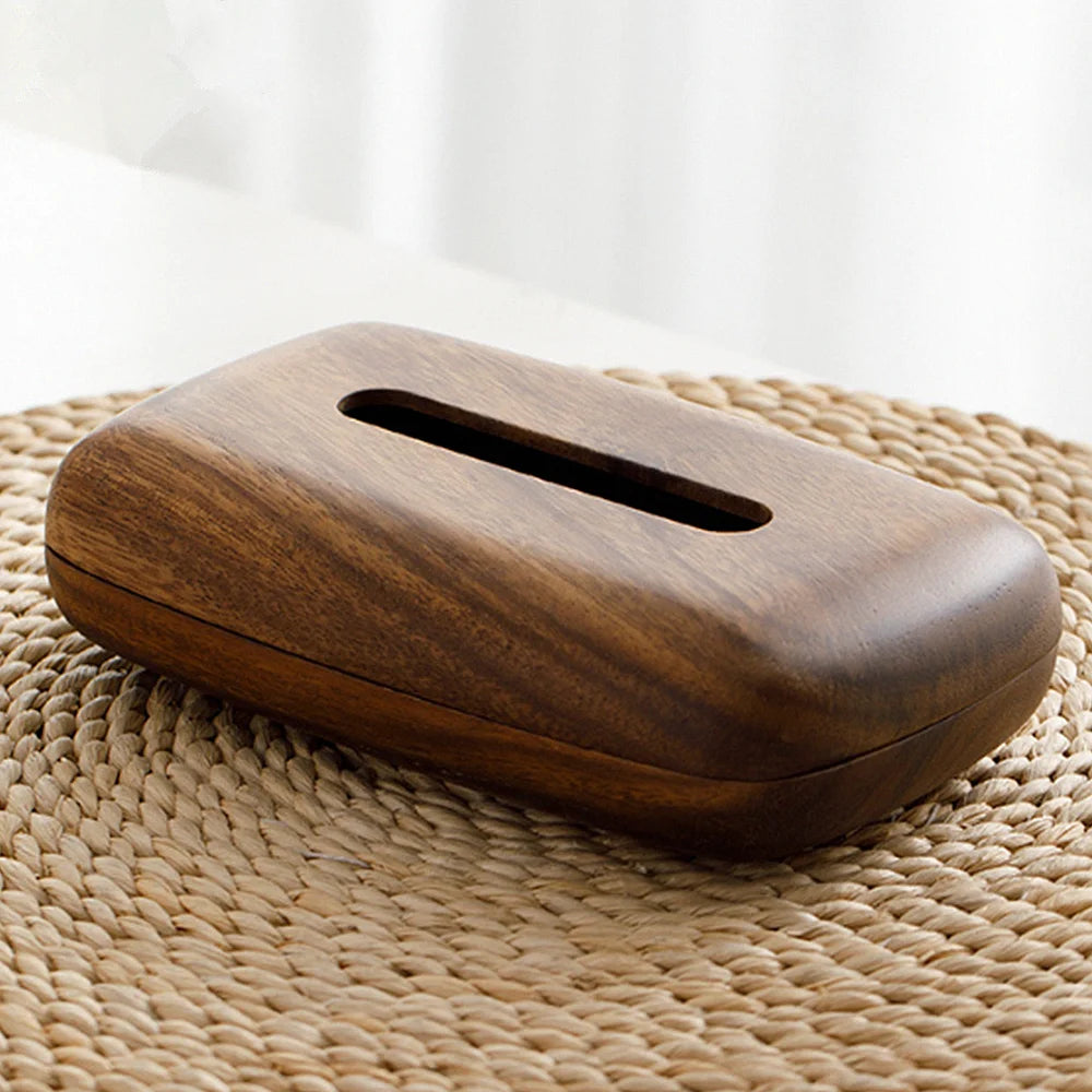 Walnut Tissue Dispenser Luxury
