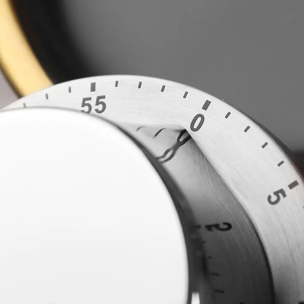 Stainless Steel Mechanical Kitchen Timer