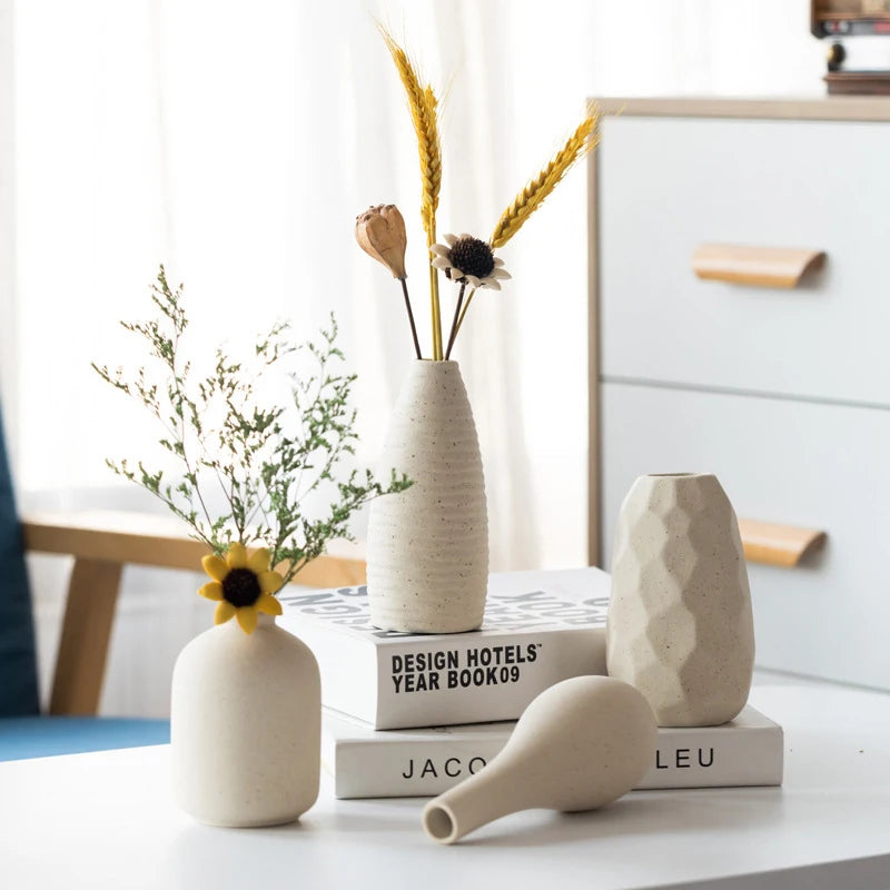 Nordic Flower Ceramic Vase