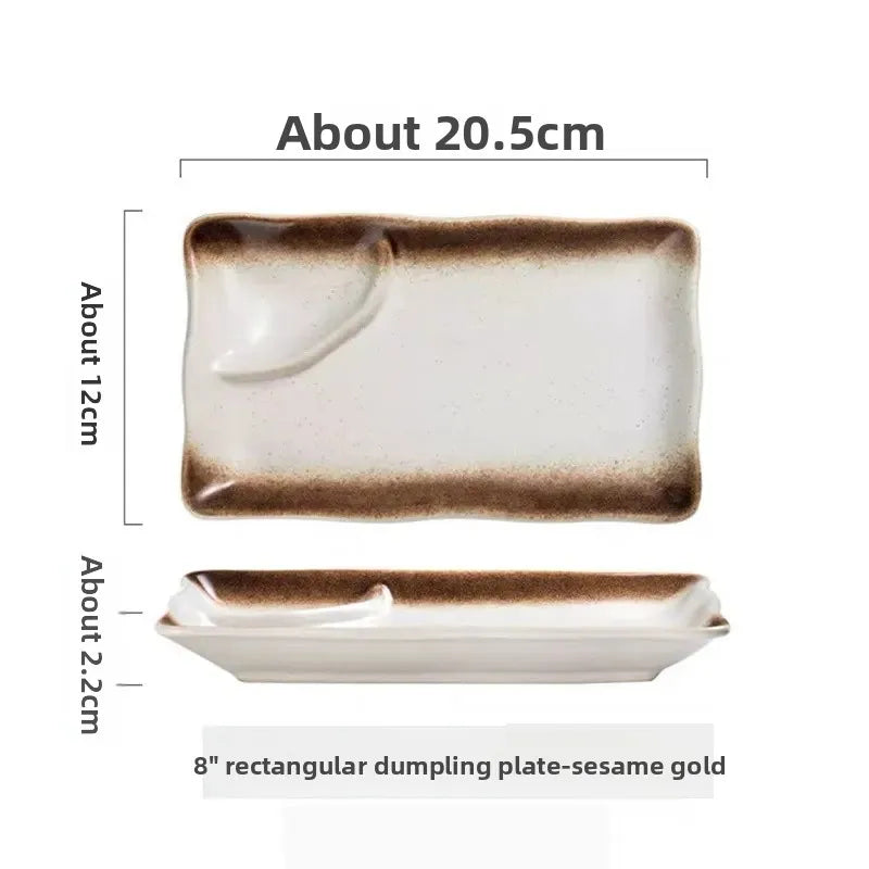 Japanese Ceramic Square Plate