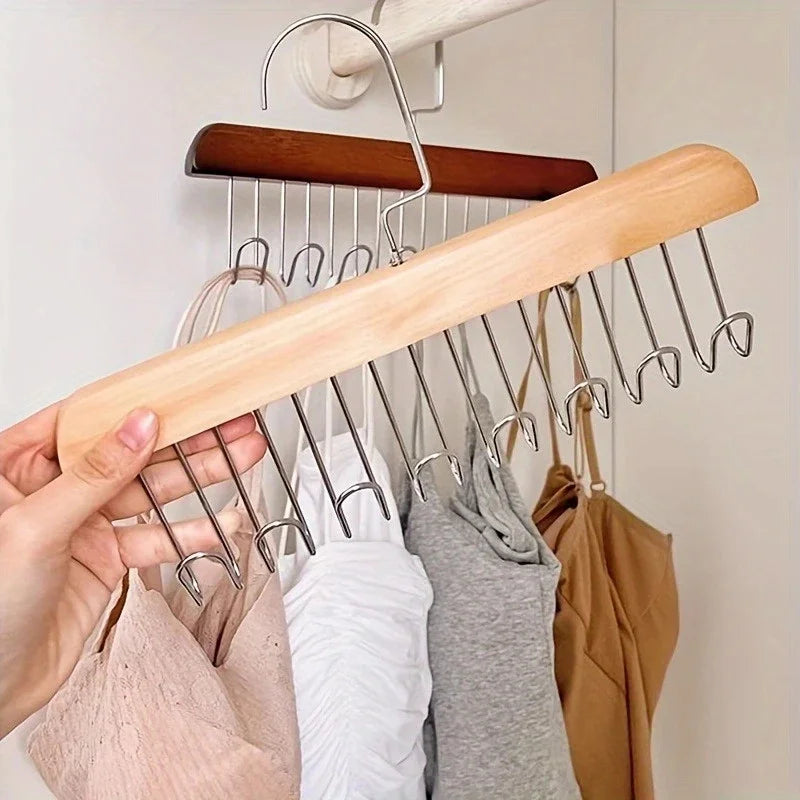 Wooden Space Saving Hooks