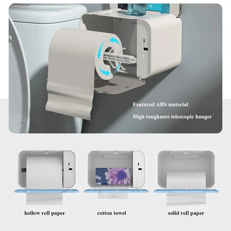 Industrial Grade Induction Toilet Paper Holder