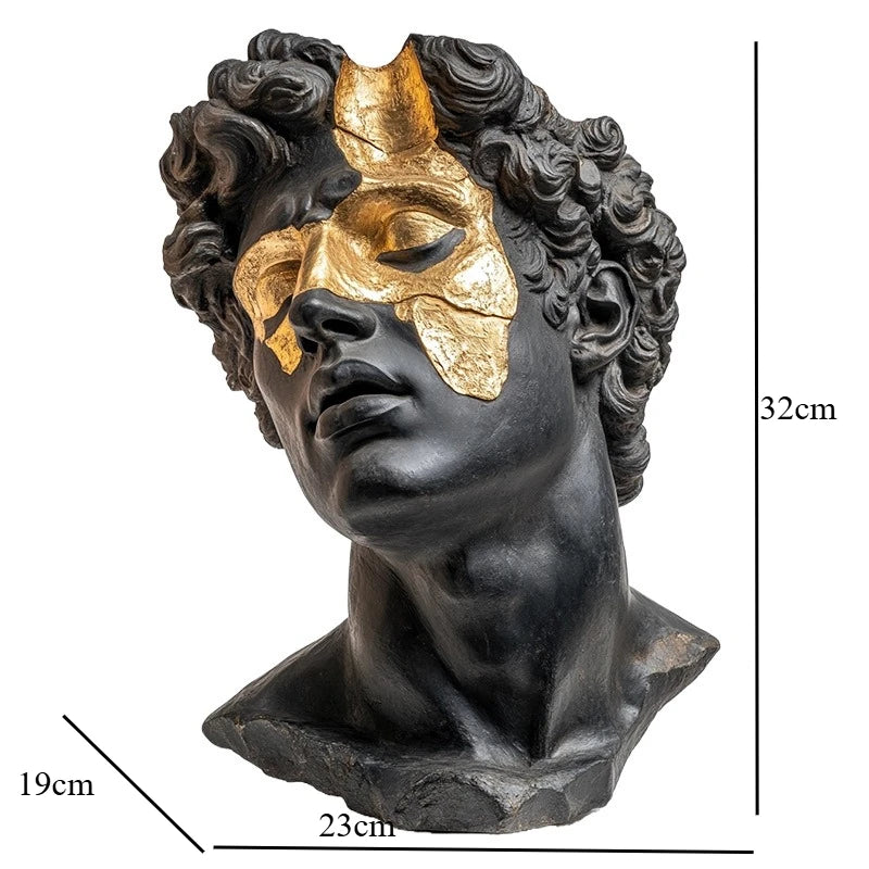 Golden Figurine Display Ornament