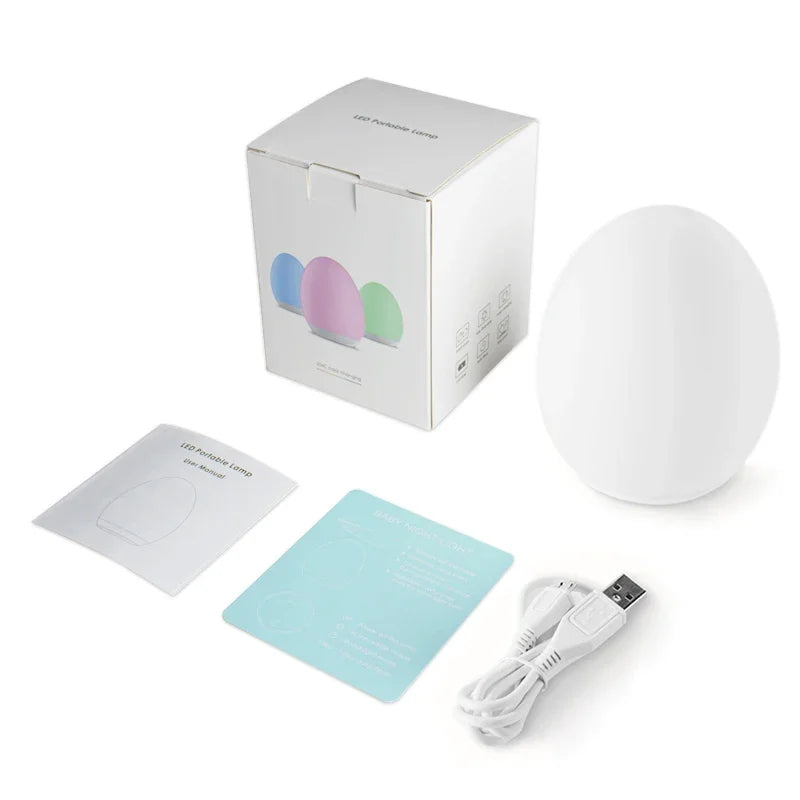 RGB Night Light With Remote USB Rechargeable