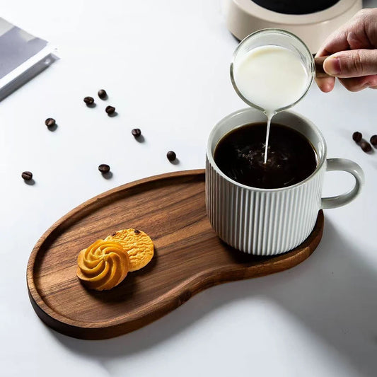 Wooden Platform Serving Tray offers chic serving versatility and stylish decor for coffee tables; upgrade your space today, shop now.