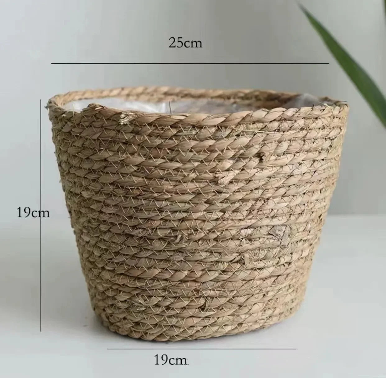 Handwoven Wicker Planter Basket