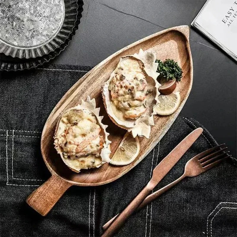 Premium Solid Wood Leaf Tray