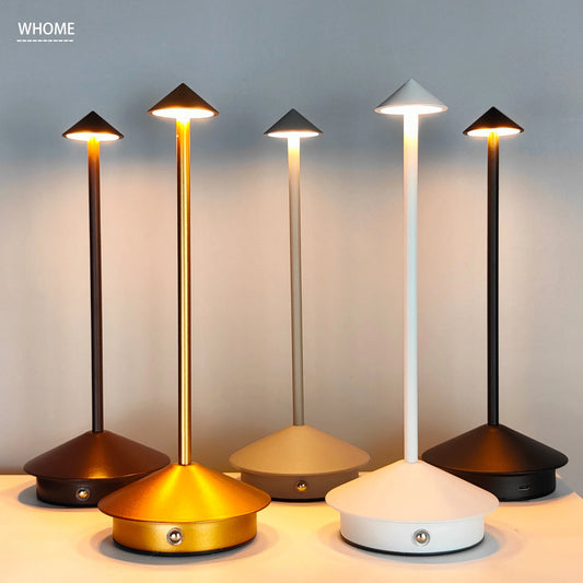 Rechargeable Table Lamp with Touch LED delivers dining and hotel ambience; USB-C rechargeable, compact and bright—light up your table today truly, Shop now.