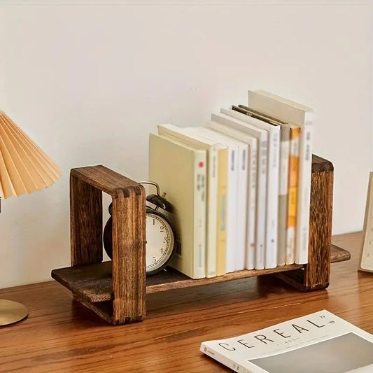 Bamboo Desktop Bookshelf Organizer delivers sustainable compact storage for home and student desks with easy-access design; upgrade your space and shop now.