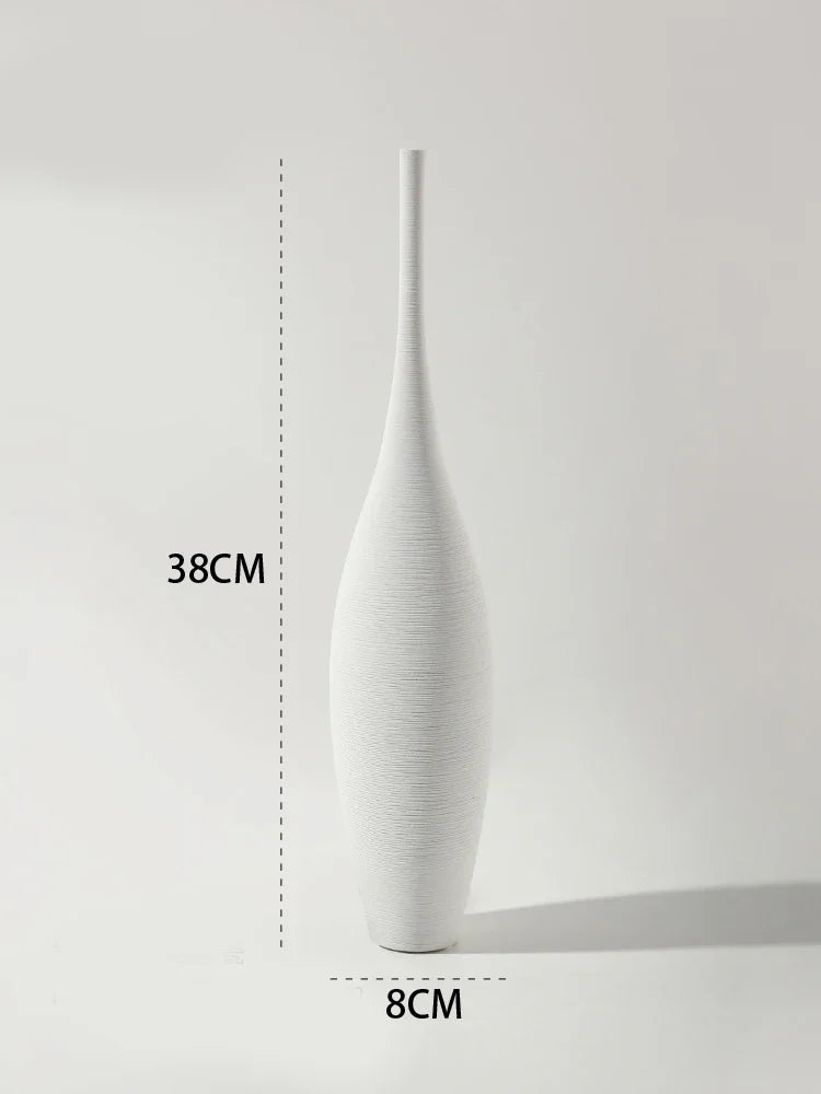 Minimalist Zen Ceramic Art Vase