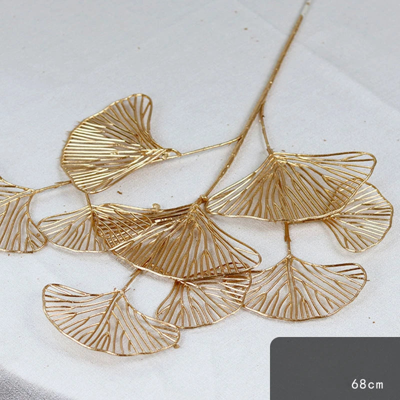 Gold Eucalyptus Ginkgo Leaf