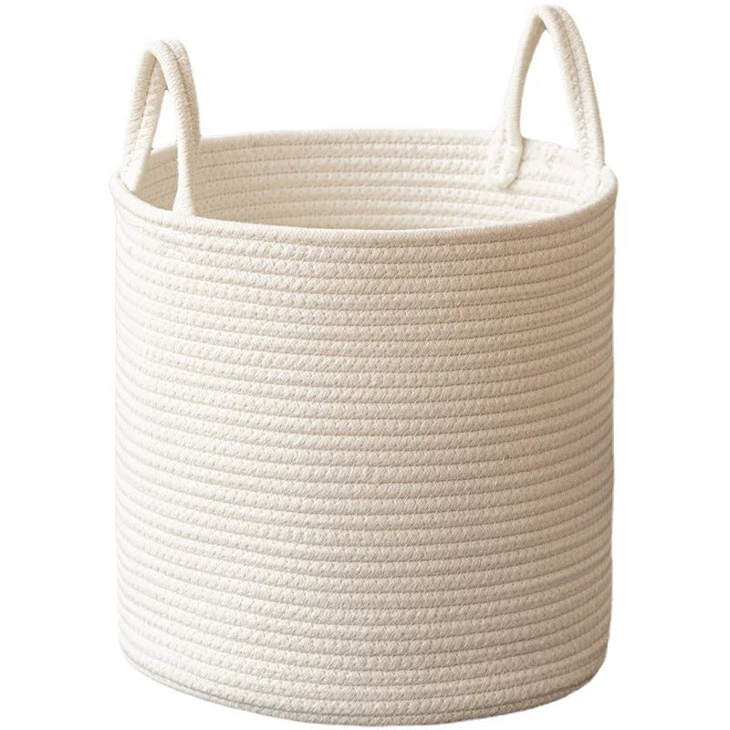Cotton Rope Laundry Basket