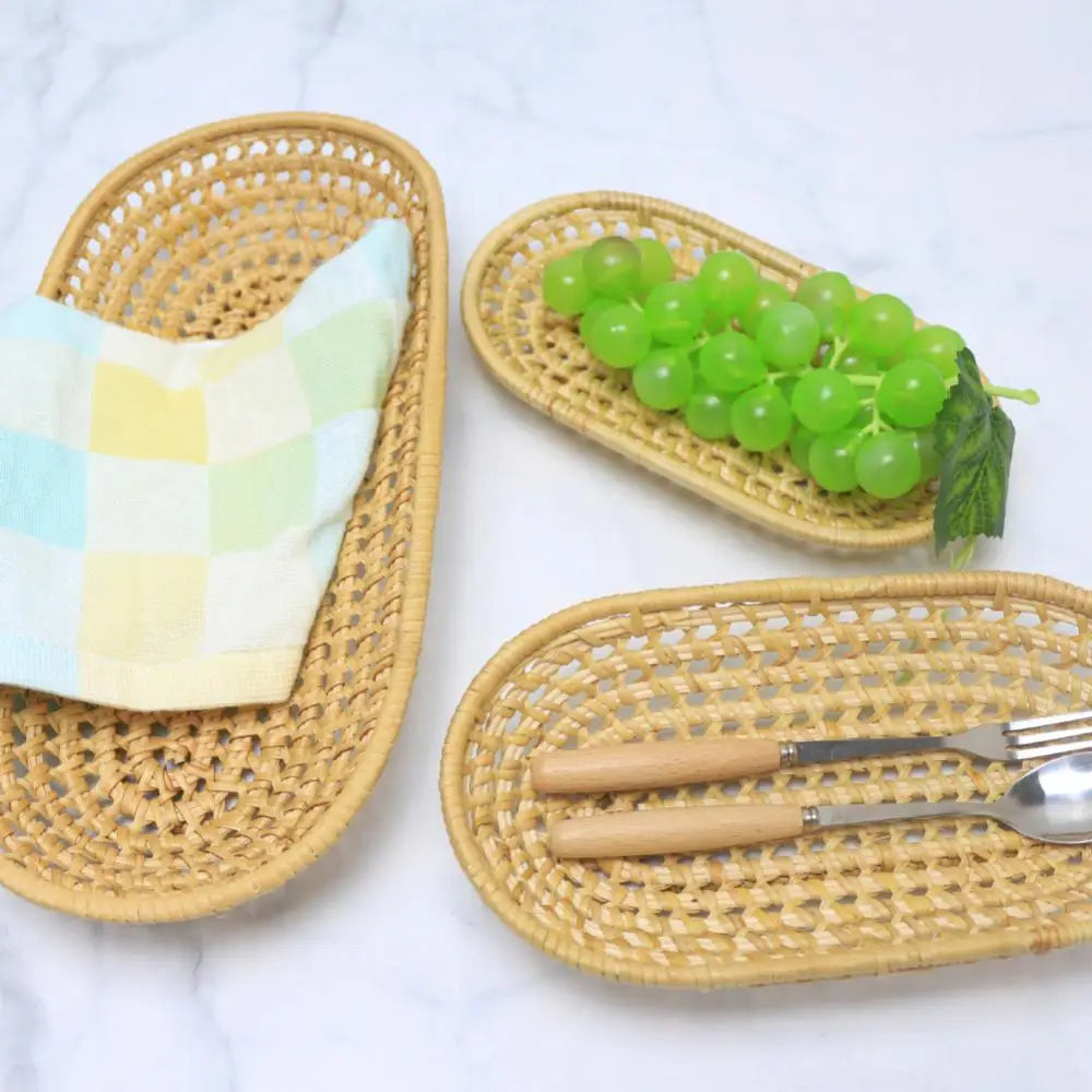 Rattan Tray eco-friendly, luxury handwoven storage that elevates kitchen and table displays; organize fruit, bread, and decor with timeless style—shop now.