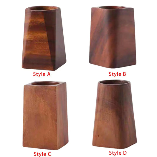 Organize your workspace stylishly with our wooden pen holder, perfect for pens, pencils, and cosmetics—ideal for home, school, or office use.