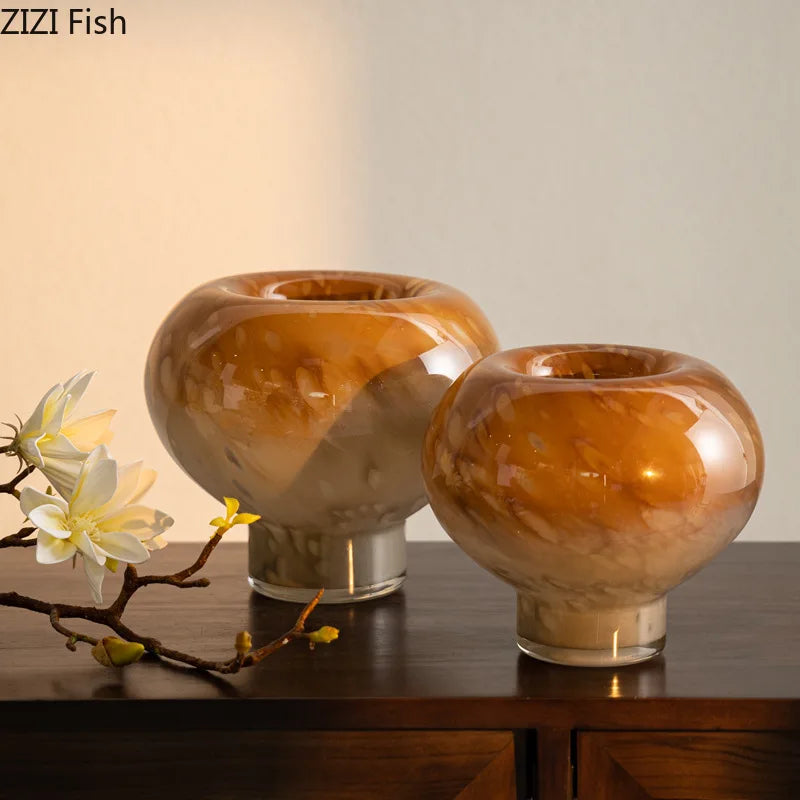Glass Vase IntricatelyInterwoven | Hypergradient – The Living Plus