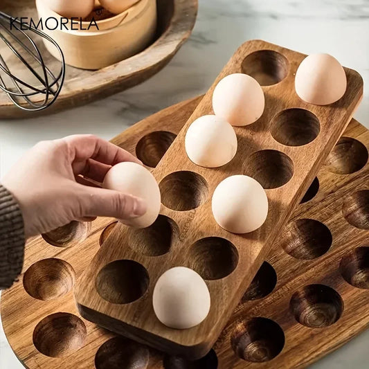 Wooden Egg Storage Box