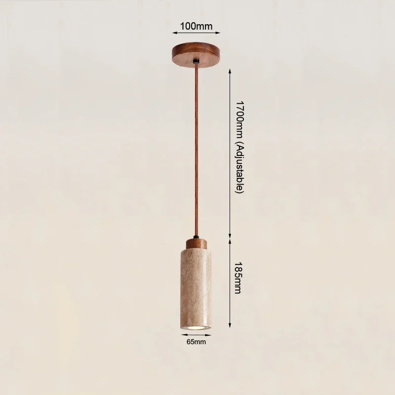 Travertine Chandelier