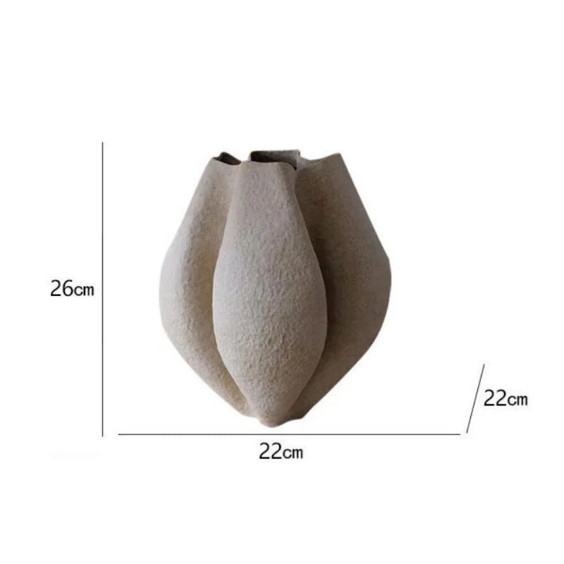 Handcrafted Geometric Irregular Vase