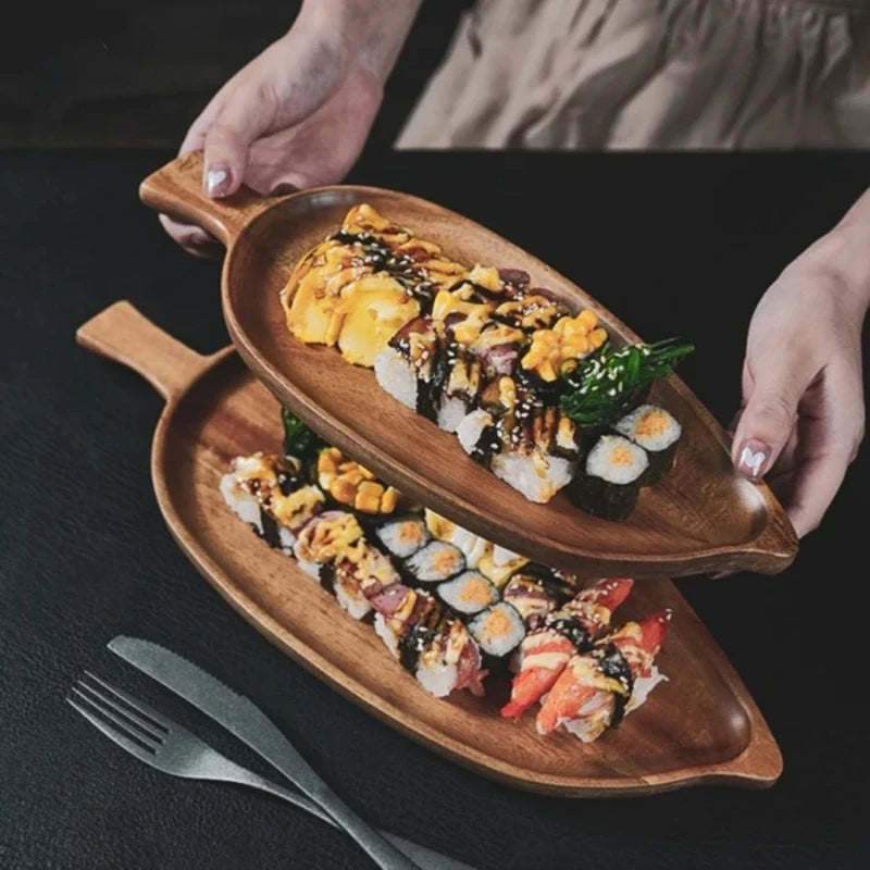Premium Solid Wood Leaf Tray