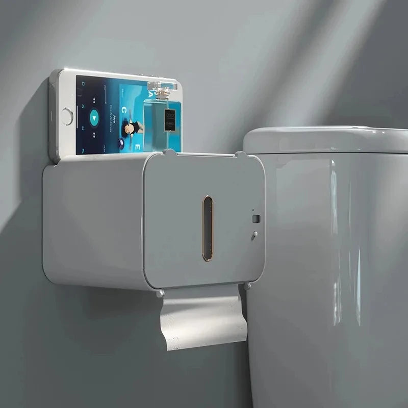 Industrial Grade Induction Toilet Paper Holder