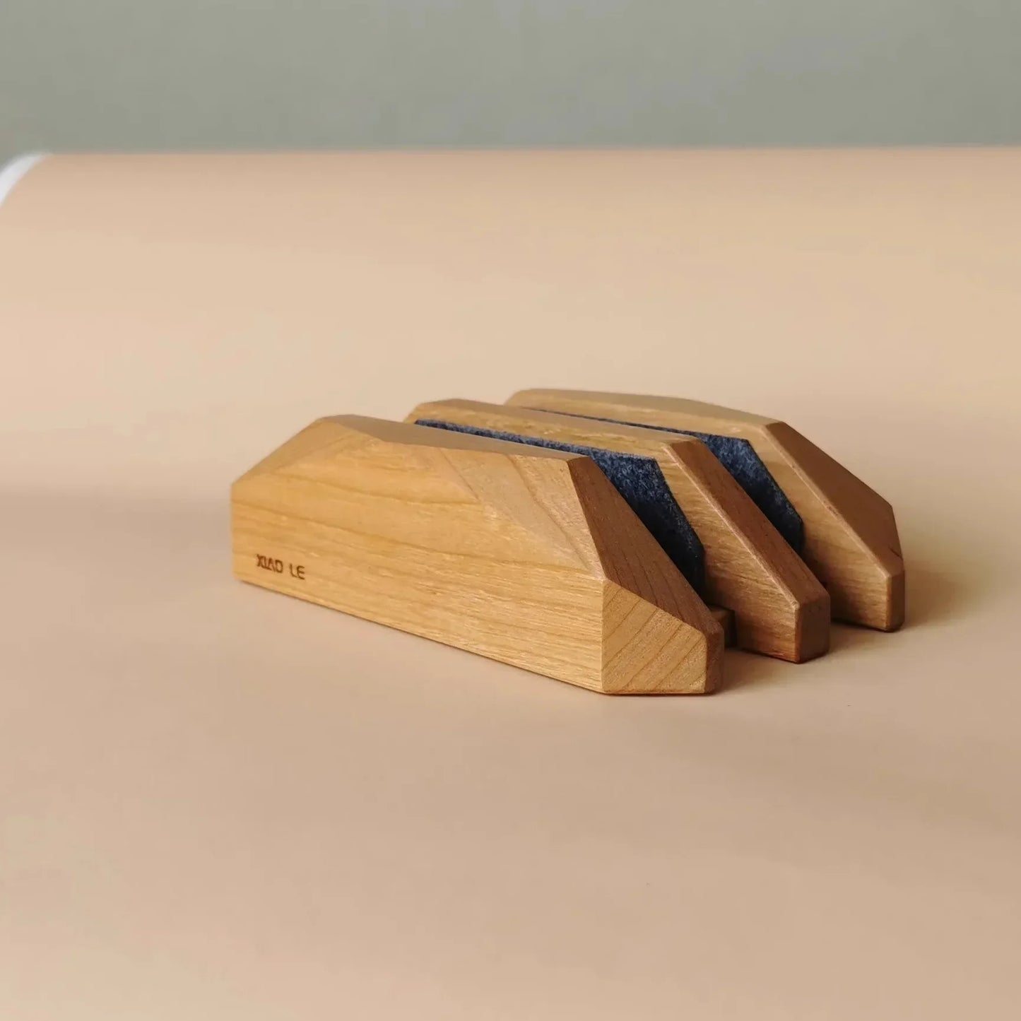 Solid Wood Dual Layer Laptop Stand