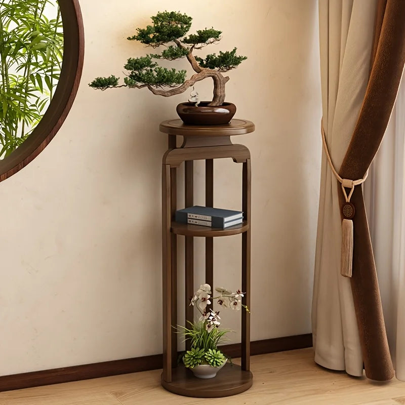 Chinese Style Round Flower Stand