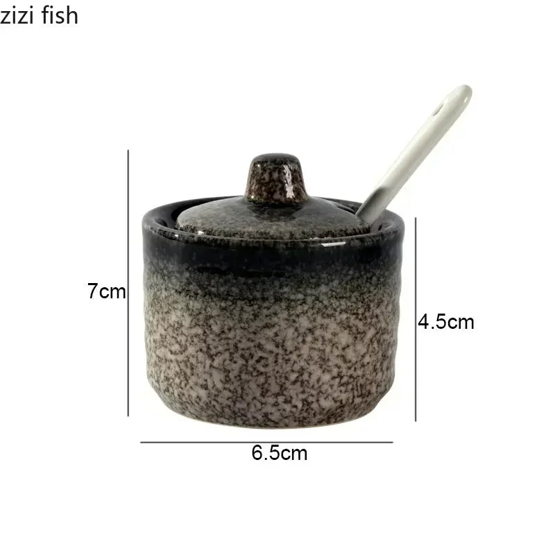 Multifunctional Ceramic Seasoning Jars