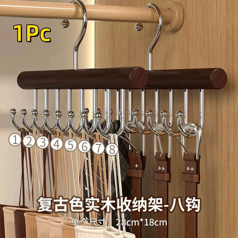 Wooden Space Saving Hooks