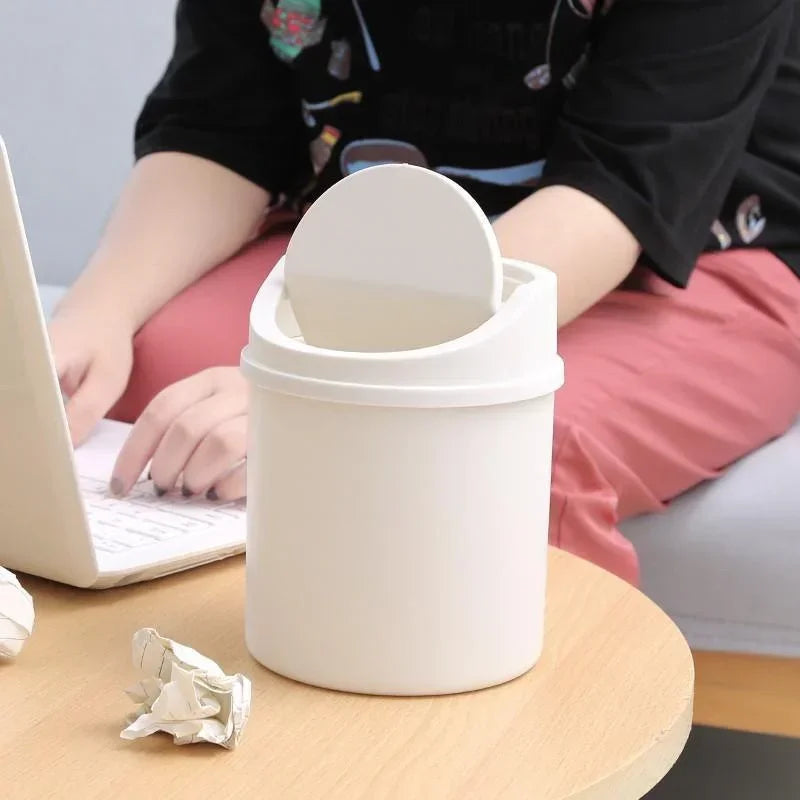 Space Saving Desktop Trash Bin