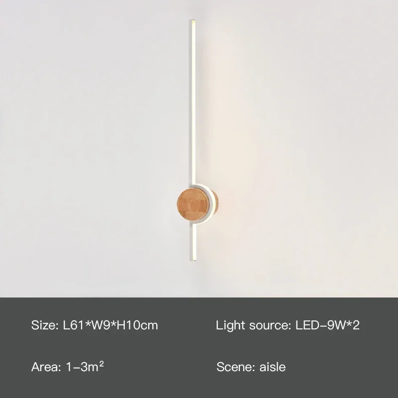Timber Wood Wall Light