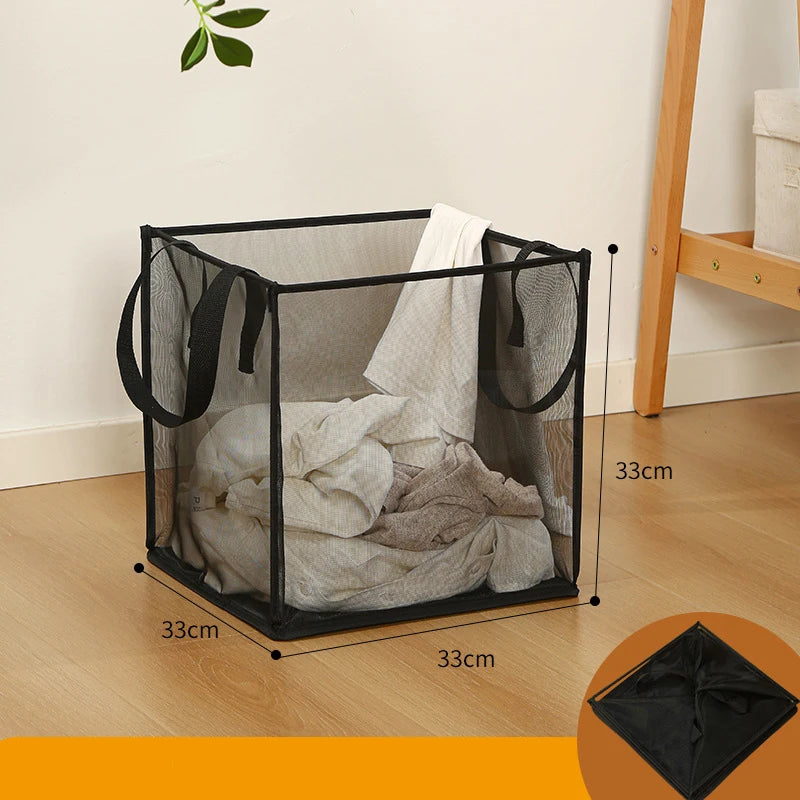 Collapsible Compact Laundry Storage Basket