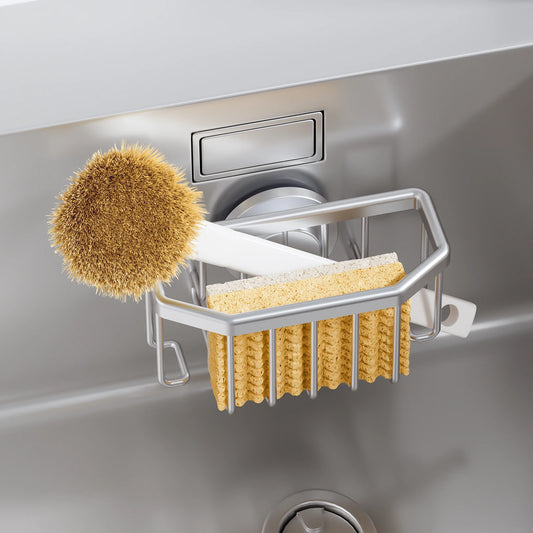 Rustproof Aluminum Suction Sponge Holder