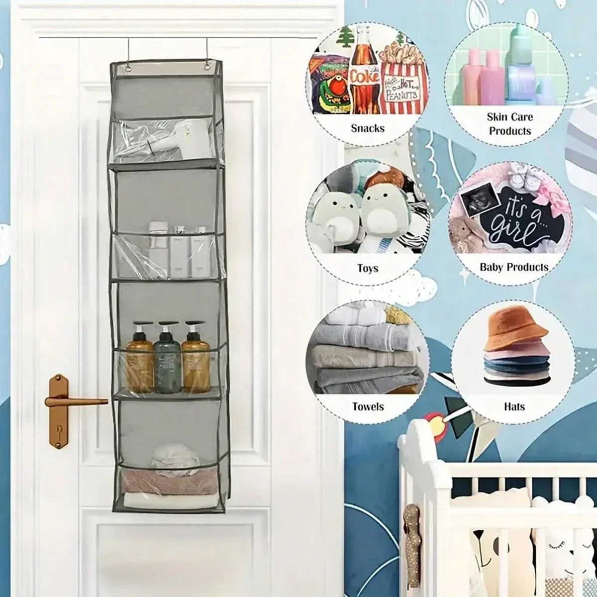 Hanging Fabric Storage Bags Organizer