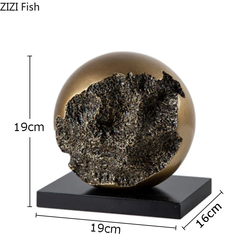 Luxury Handcrafted Bronze Globe Sculpture