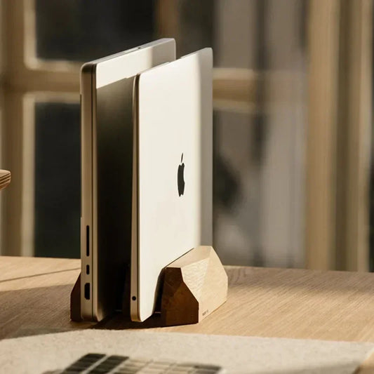 Solid Wood Laptop Stand delivers dual-layer, adjustable, anti-slip ergonomics for a neater desk and organized devices, upgrade your workspace and Shop now!!