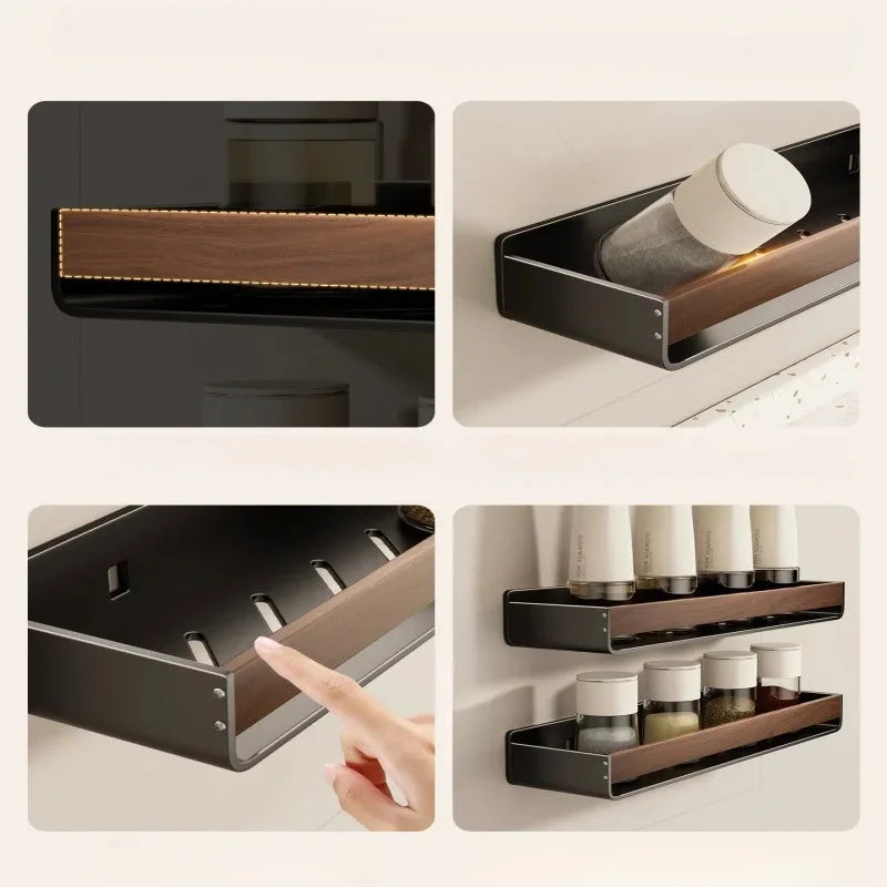 Stainless Steel Wall Spice Rack