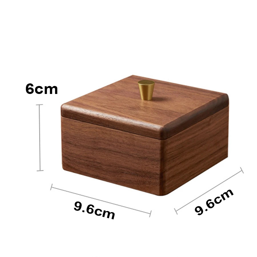 Wooden Bathroom Makeup Organizer Box