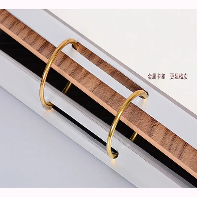 Wooden A4 Double-sided Menu Clipboard