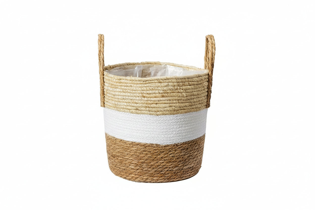 Handwoven Seagrass Planter