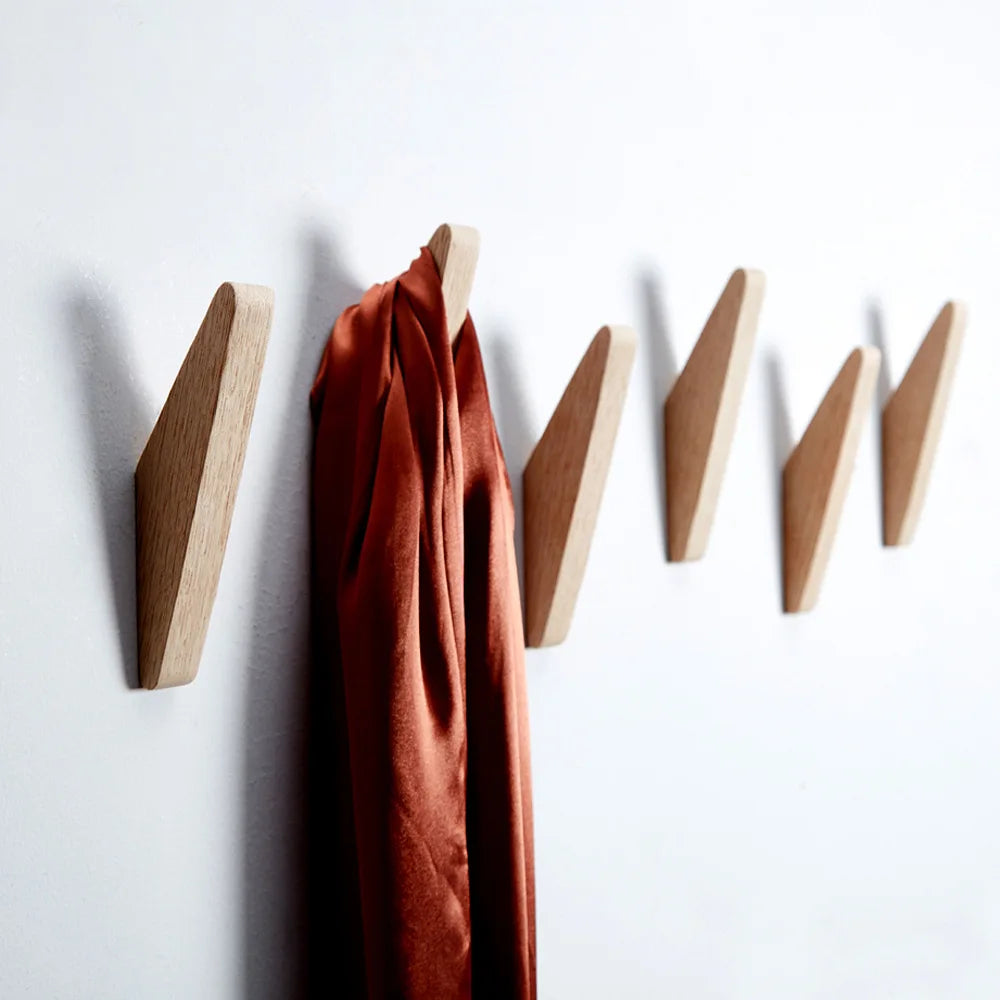 Walnut Wood Wall Key Holder