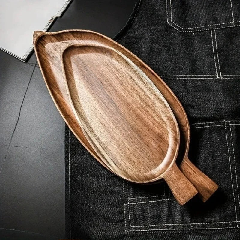 Premium Solid Wood Leaf Tray