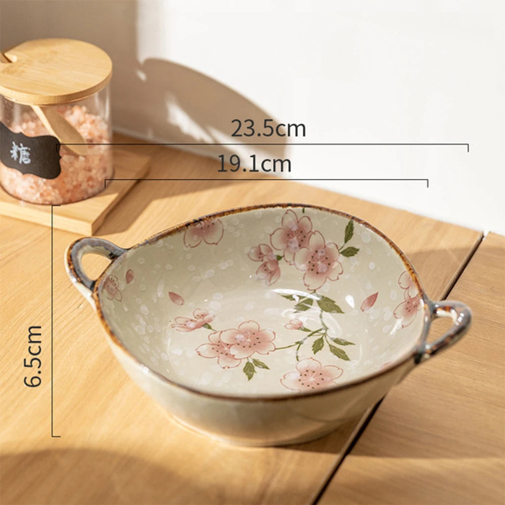 Microwave Safe Ceramic Noodle Bowl