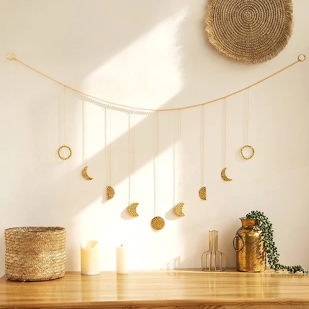 Moon Phase Wall Decor Luminously Metalwork | Moonphase – The Living Plus