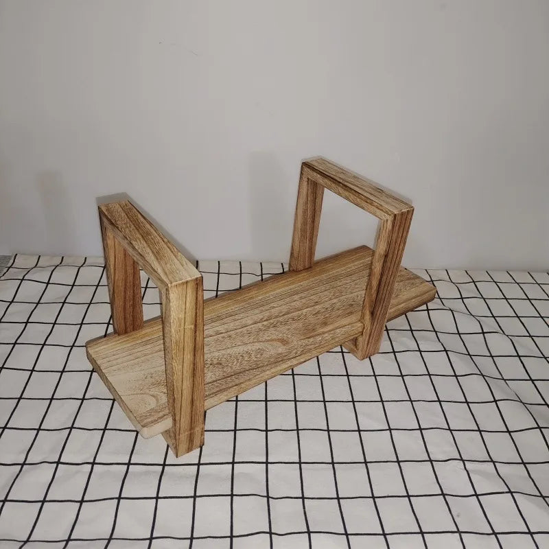 Bamboo Compact Desktop Bookshelf Organizer