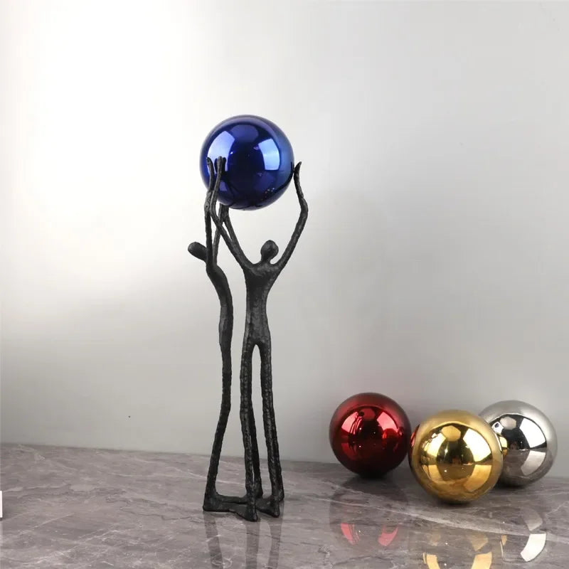 Elegant Cast Iron Sculpture