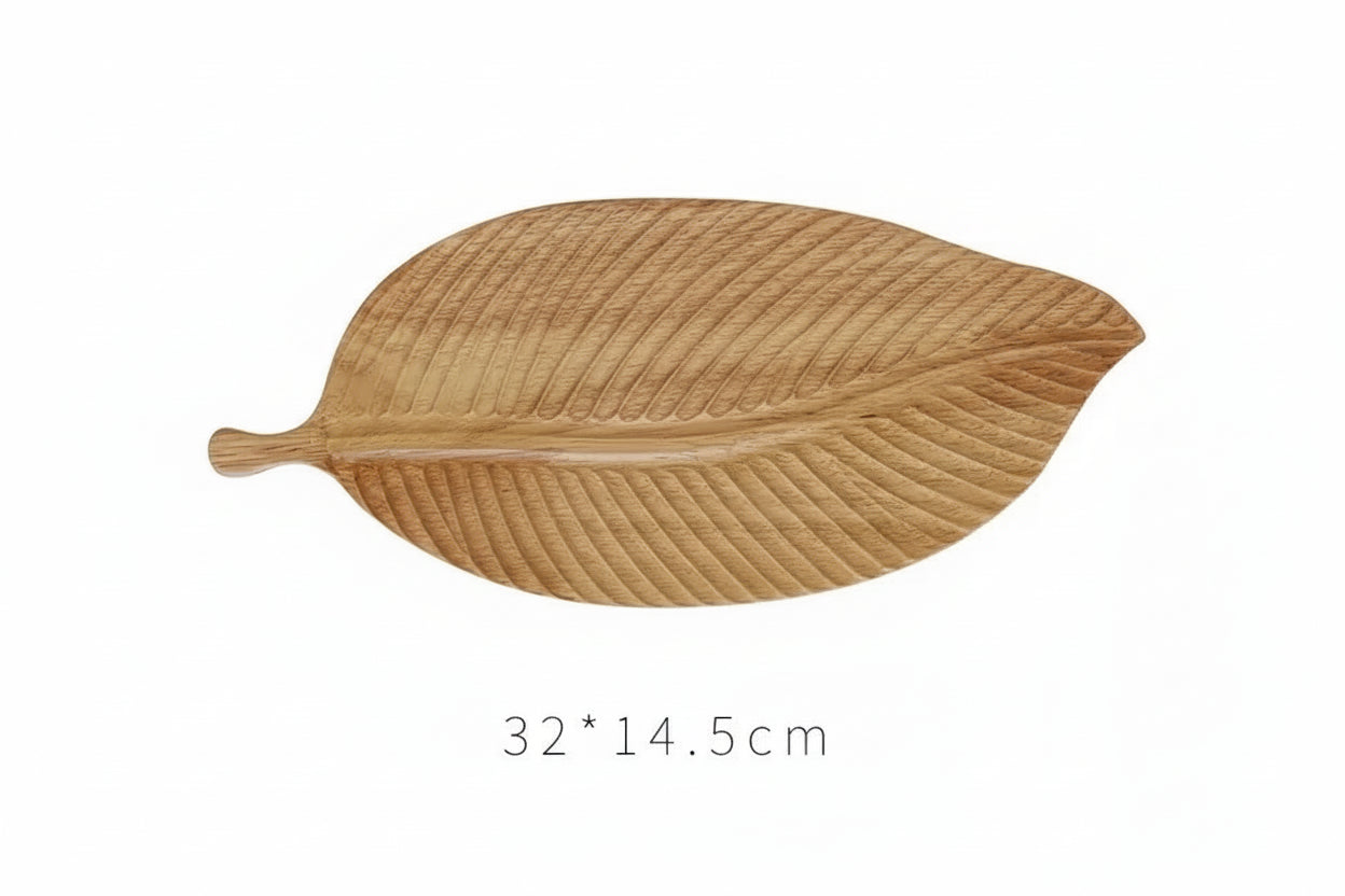 Eco Friendly Walnut Leaf Tray