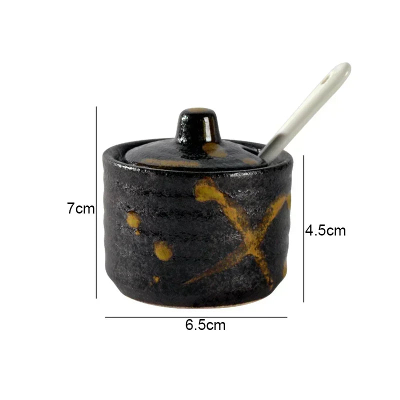 Multifunctional Ceramic Seasoning Jars