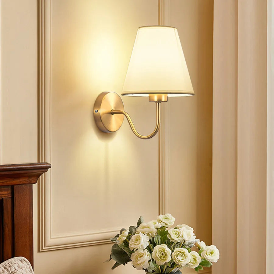 Nordic Fabric LED Wall Lamp